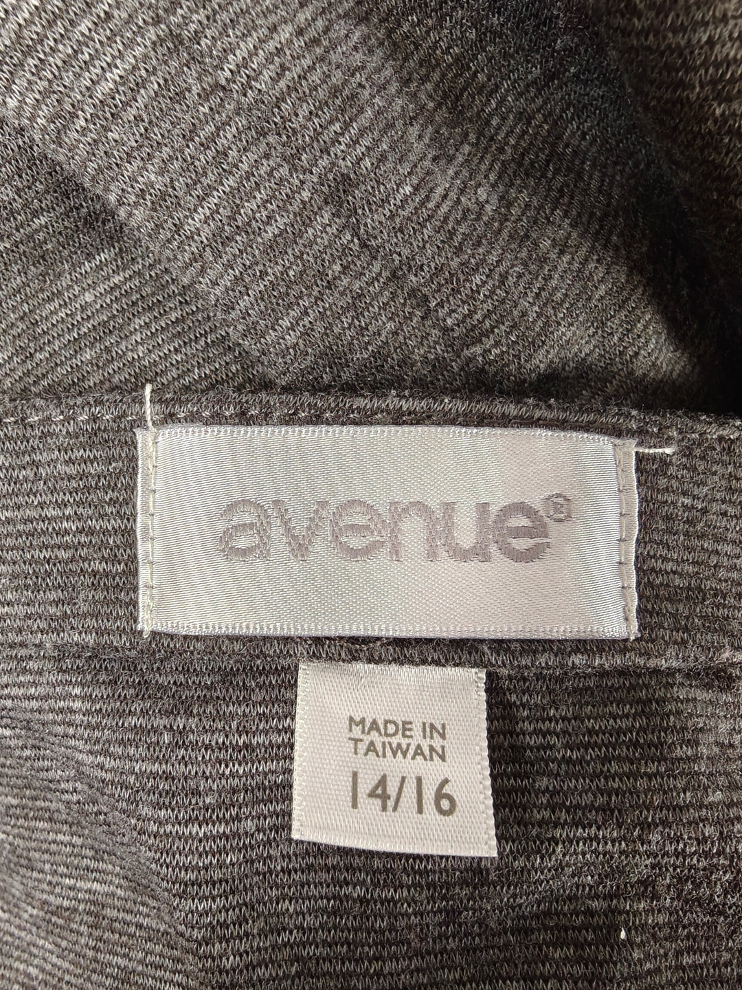 Womens Avenue Pencil Skirt Gray Size 14/16