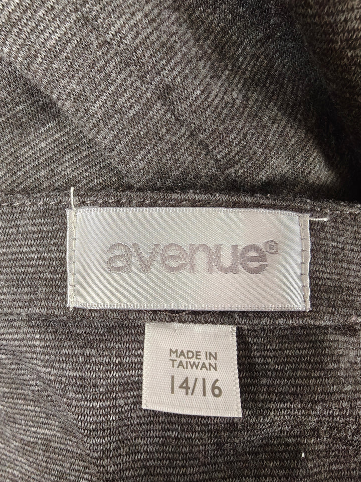 Womens Avenue Pencil Skirt Gray Size 14/16