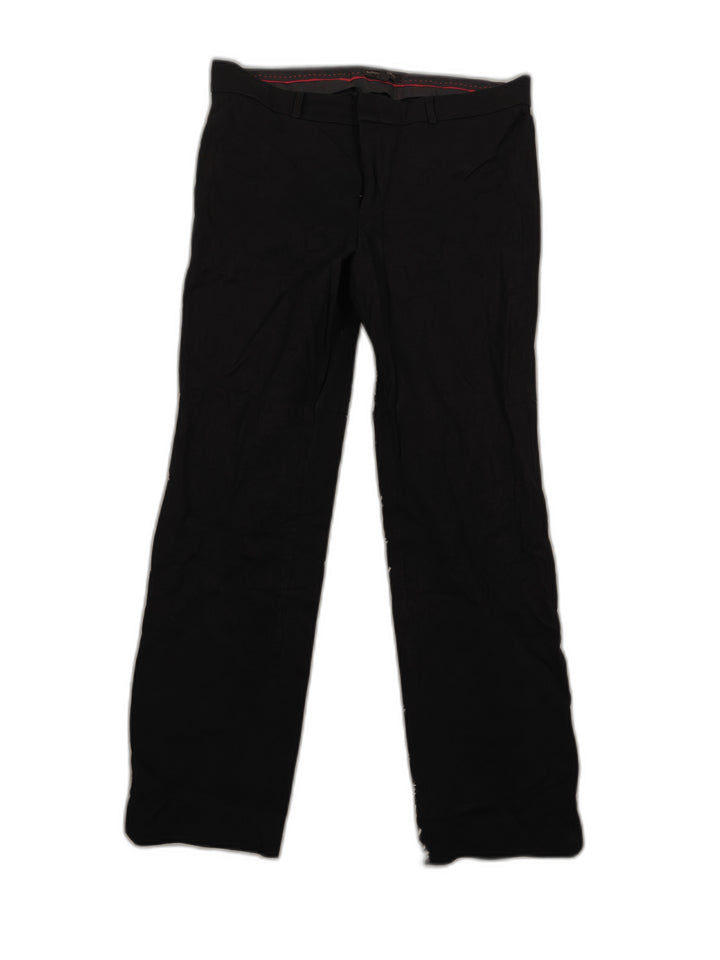 Womens Banana Republic Sloan Dress Pants Black Size 14L