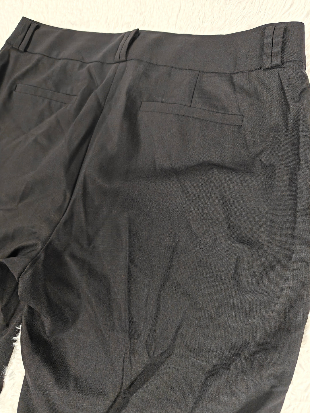 Womens Banana Republic Jackson Fit Black Dress Pants Size 12L