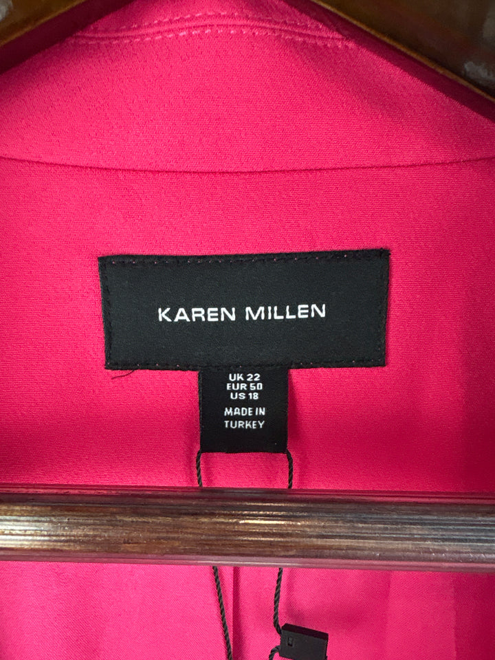 Women’s Karen Millen Size 18 Bright Pink Blazer