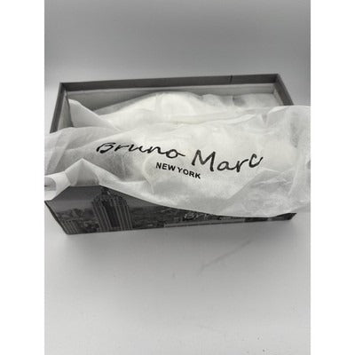 Men’s Bruno Marc White Patent Leather Oxford Dress Shoes Sz 9