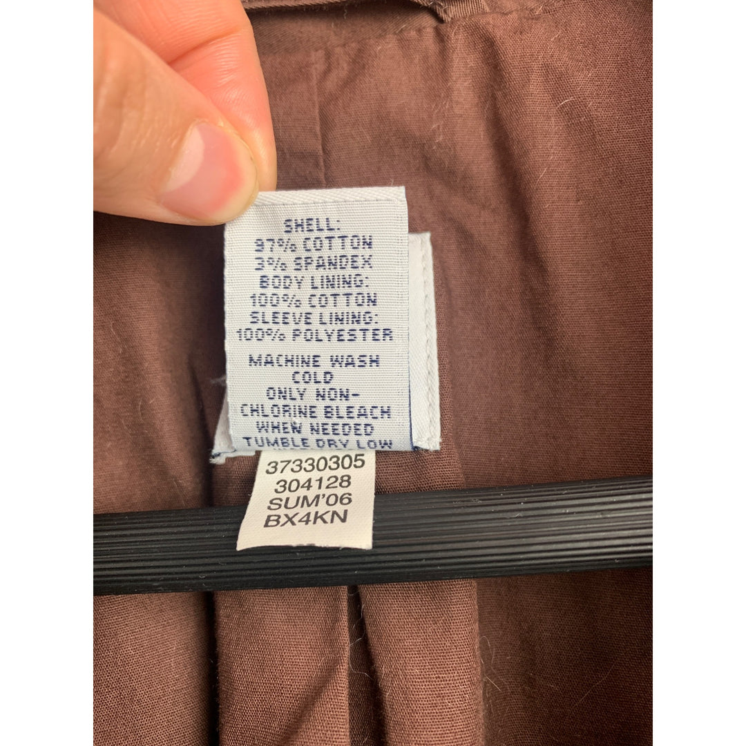 Gap Brown Blazer Womens Size 2