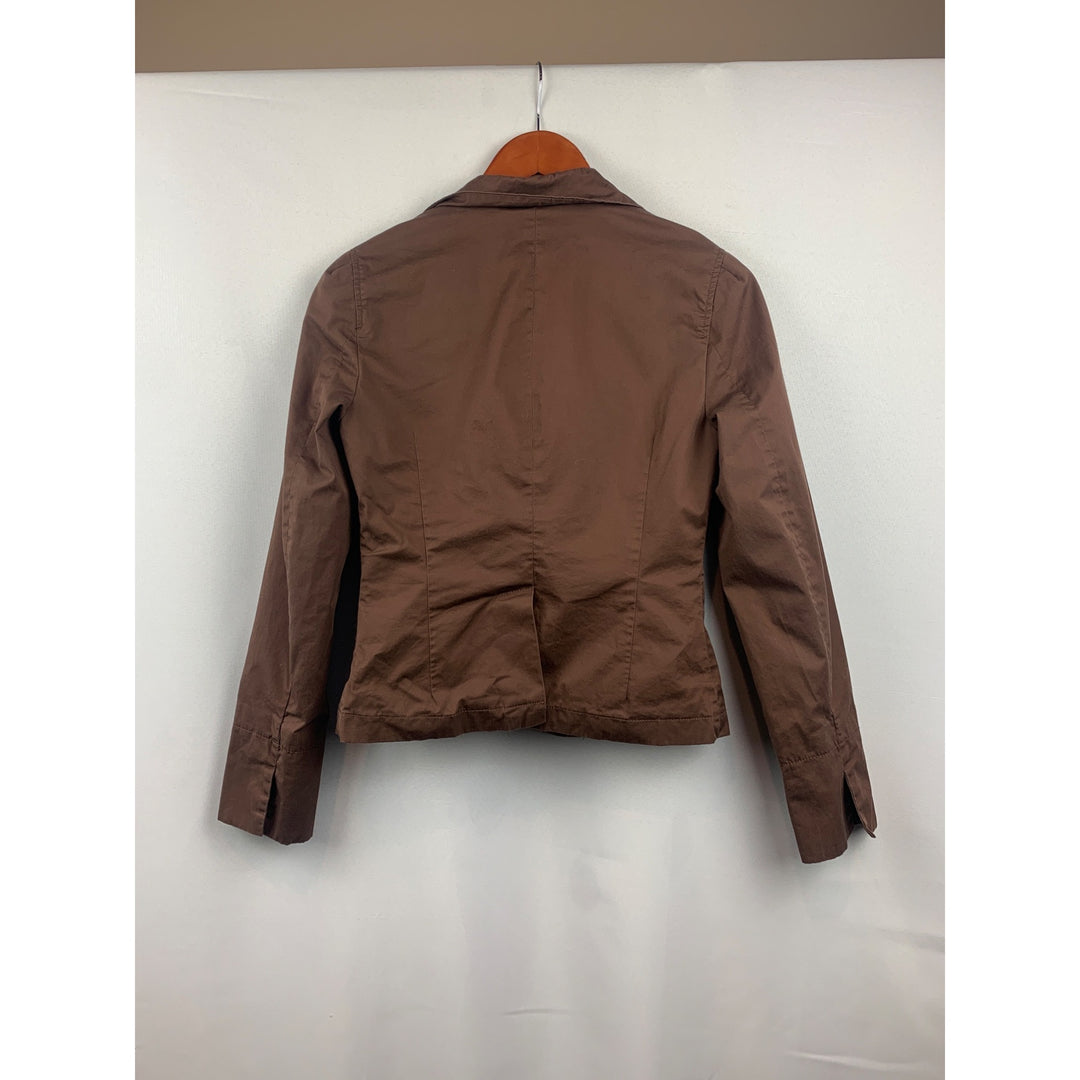 Gap Brown Blazer Womens Size 2