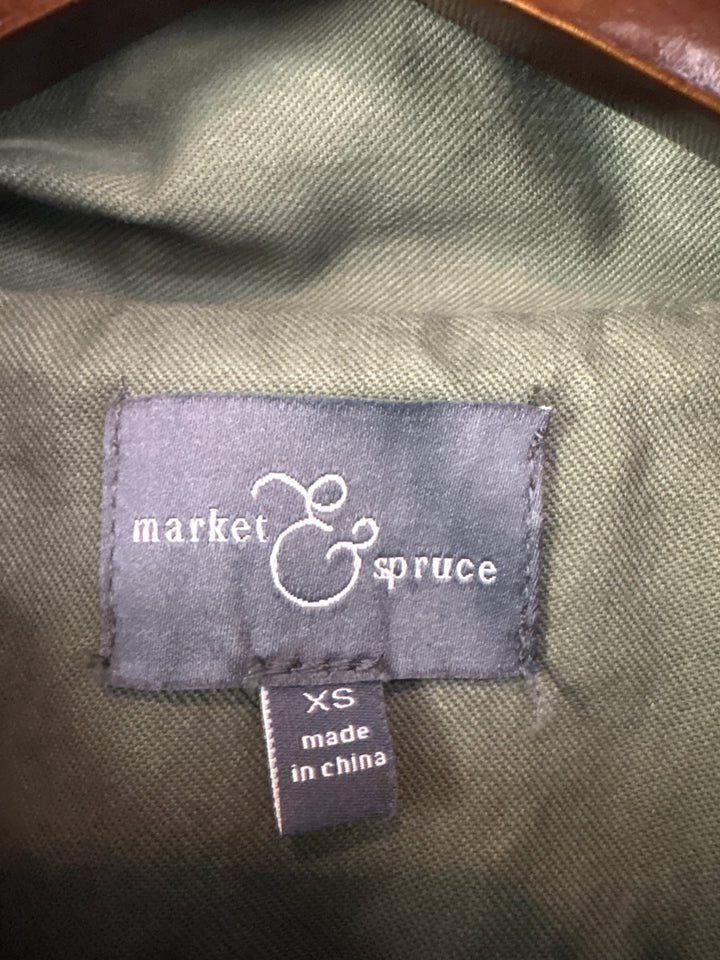 Women’s Market &amp; Spruce XS Army Green Utility Jacket