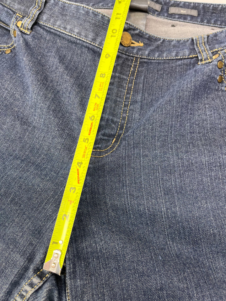 Liz Claiborne Women’s Slim Jeans Size 14 Embellished Stretch Denim Pants