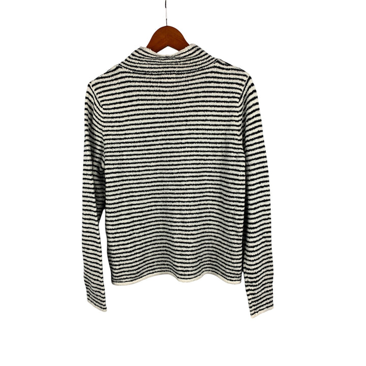 J.Crew Black & White Striped Sweater S