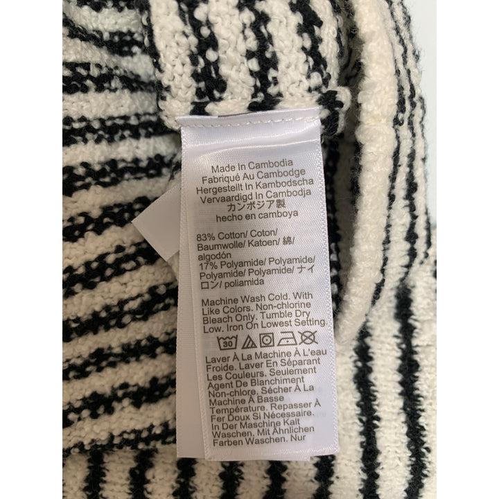 J.Crew Black & White Striped Sweater S