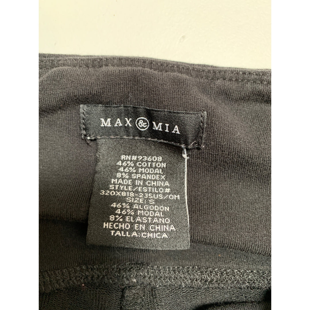 Max & Mia’s Women’s High Rise Black Legging - Size Small