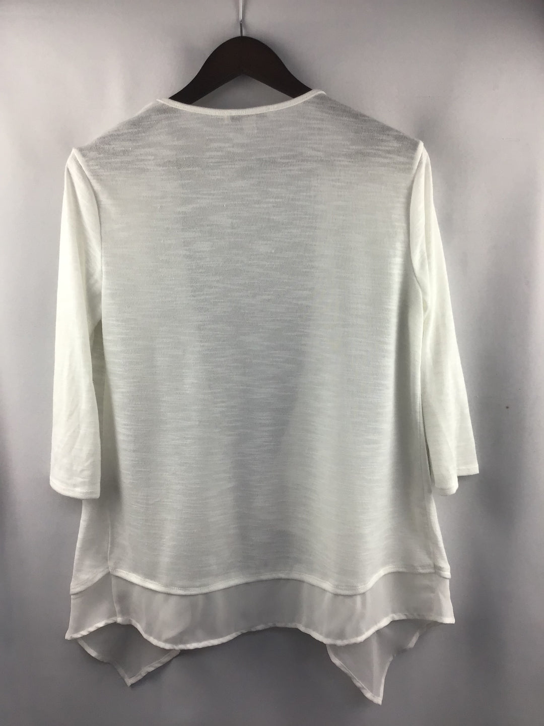 Women’s Studio Works White Lightweight Cardigan Size Small