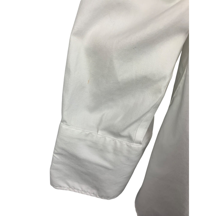 Kirstie Kelly Signature Womens Medium White Button-Up Shirt 100% Cotton