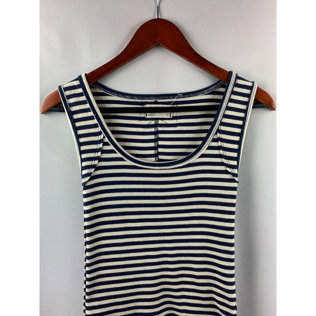 Women’s We the Free Blue and White Striped Tank Top Size XS