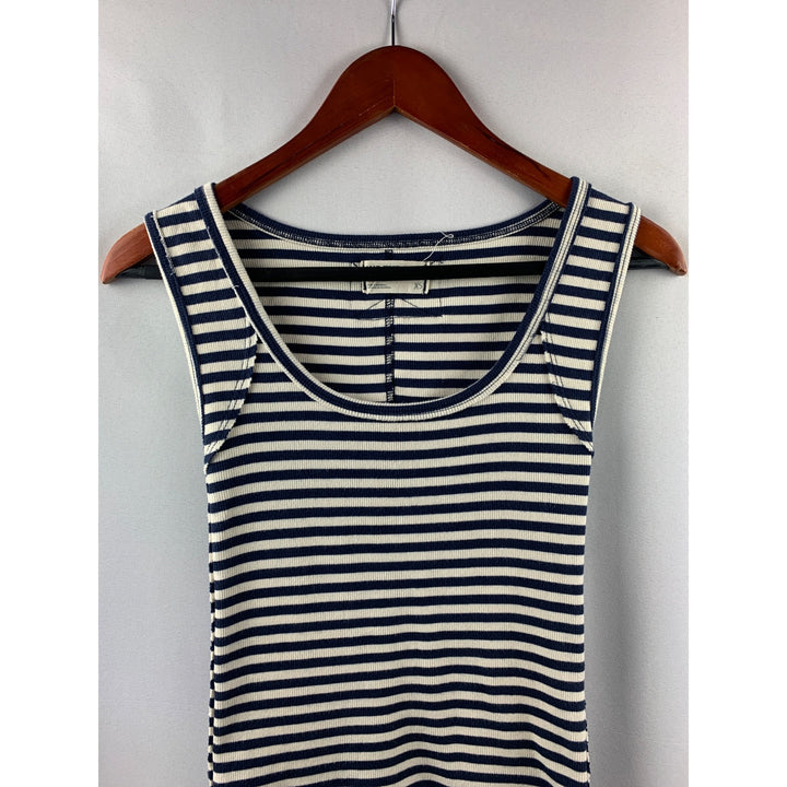 Women’s We the Free Blue and White Striped Tank Top Size XS