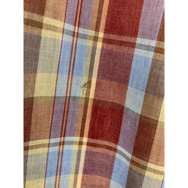 Vintage Key Mens Plaid Western Shirt Size 2XL