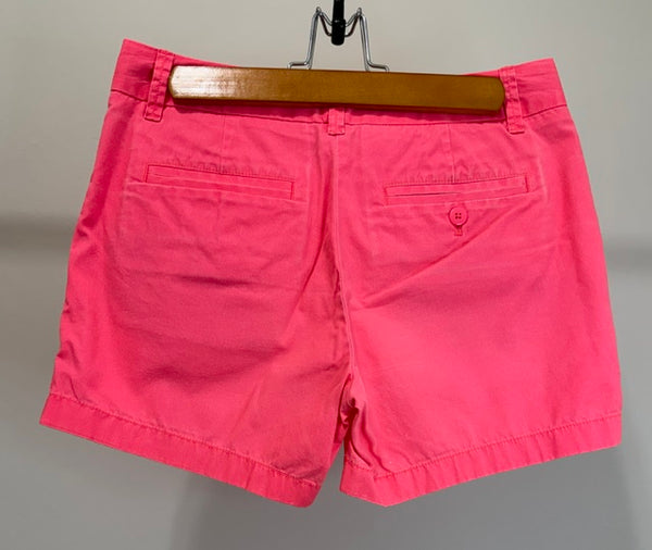 J.Crew Women’s Broken‑In Chino Shorts – Vibrant Pink, 100% Cotton, Sz2