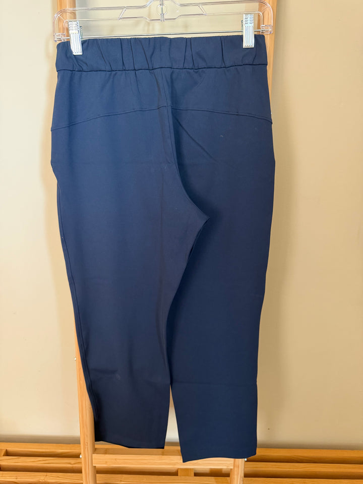 Lululemon Navy Drawstring Tapered Crop Pants