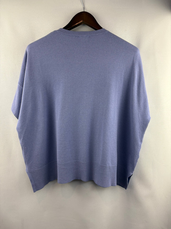 Women’s Splendid Small Periwinkle Short Sleeve Crewneck