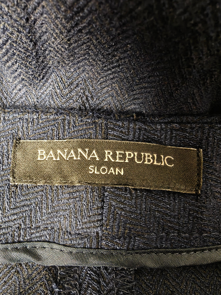 Womens Banana Republic Sloan Slim Ankle Pants Navy Size 12