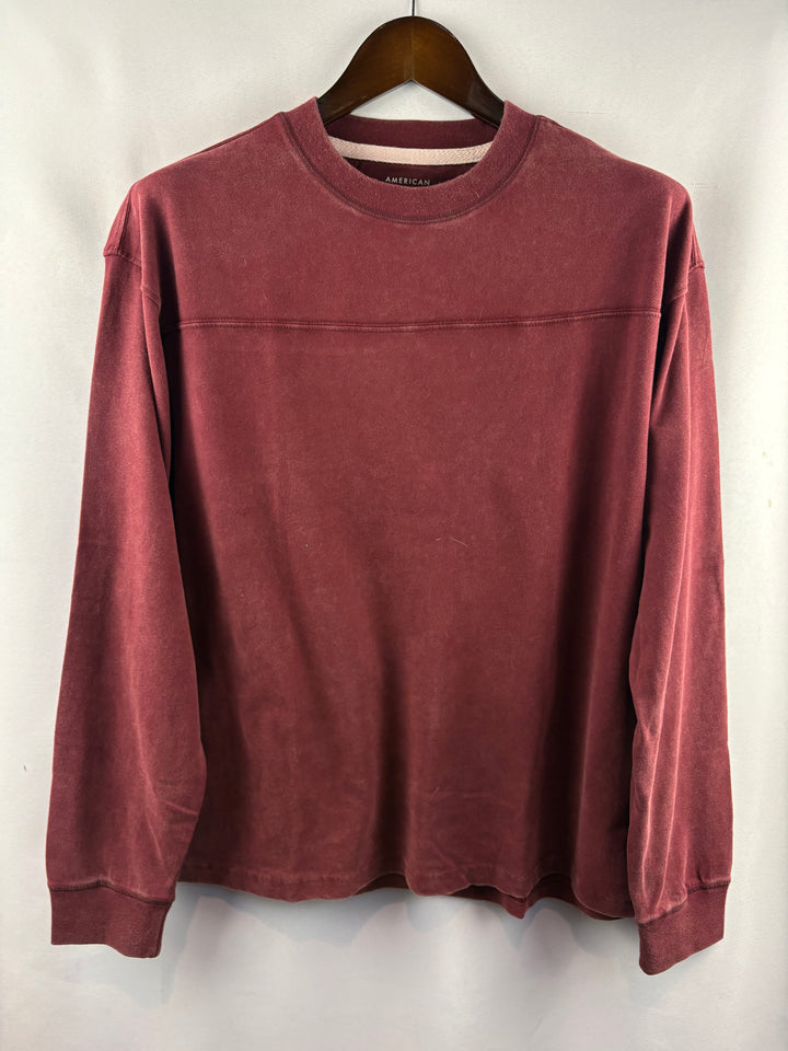 Men’s American Eagle Medium Brick Red Crewneck