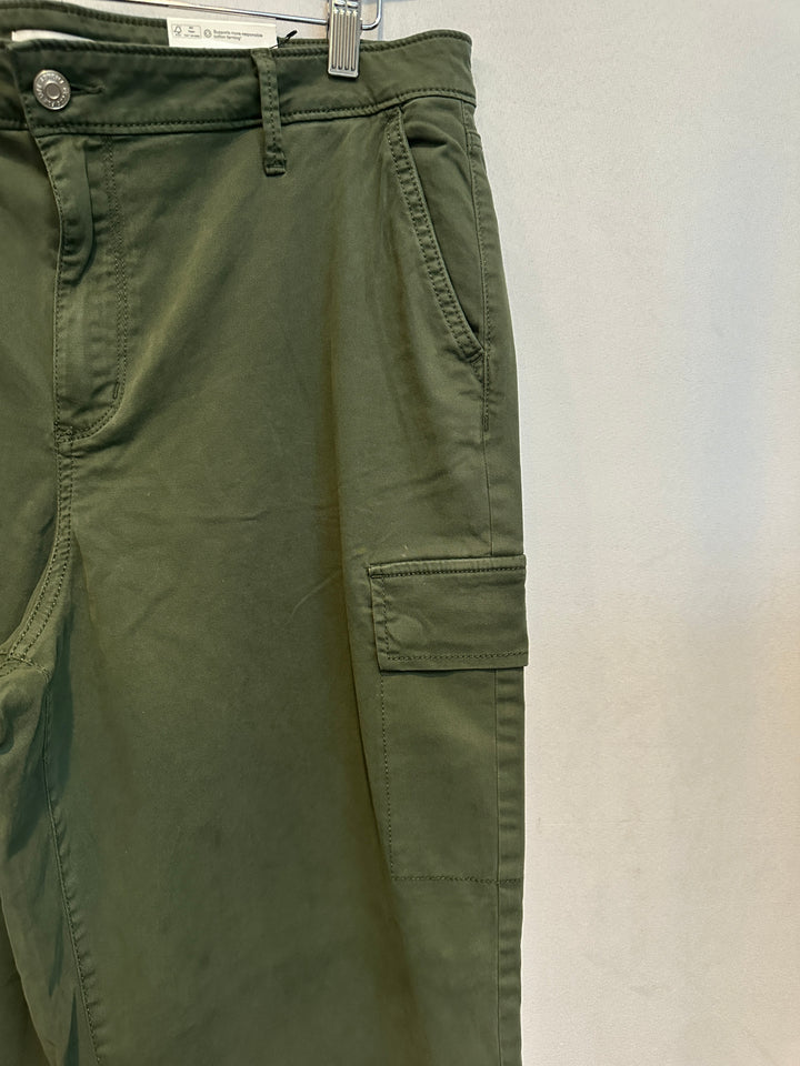Women’s Sonoma Mid Rise Straight Cargo Pants Olive Green Size 16