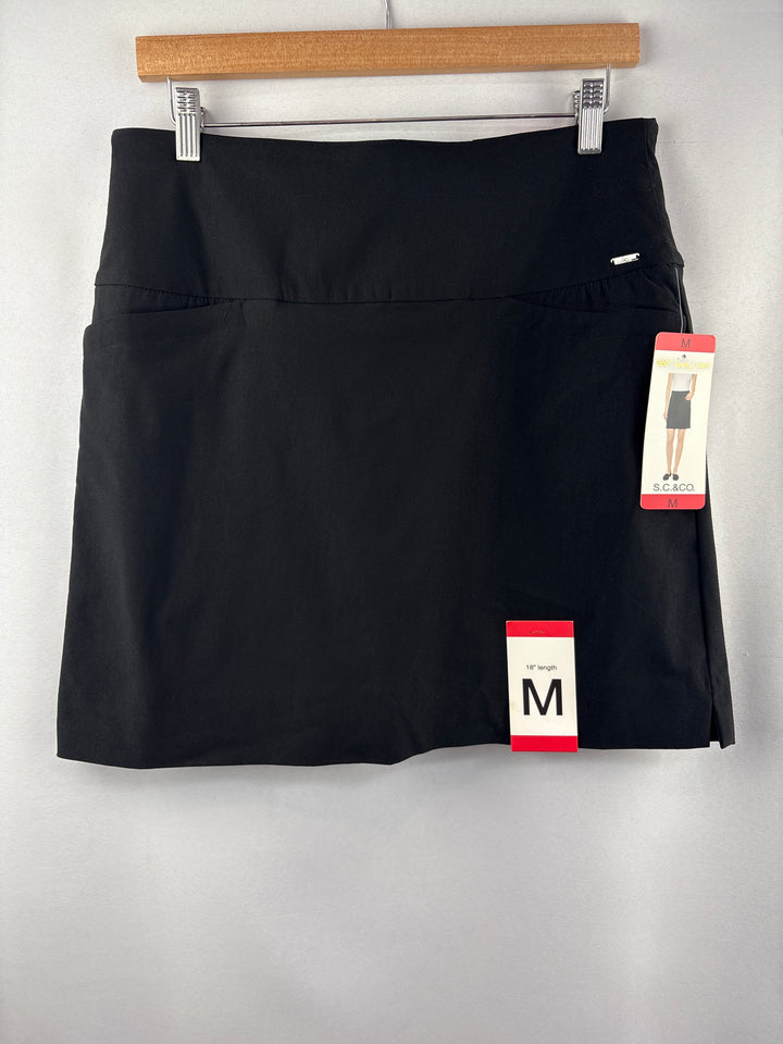 Women’s S.C. &amp;Co. Medium Black Sports Skort
