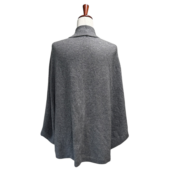 Vince. Women's 100% Cashmere Shawl XS / Small Poncho Cardigan Open Front Draped