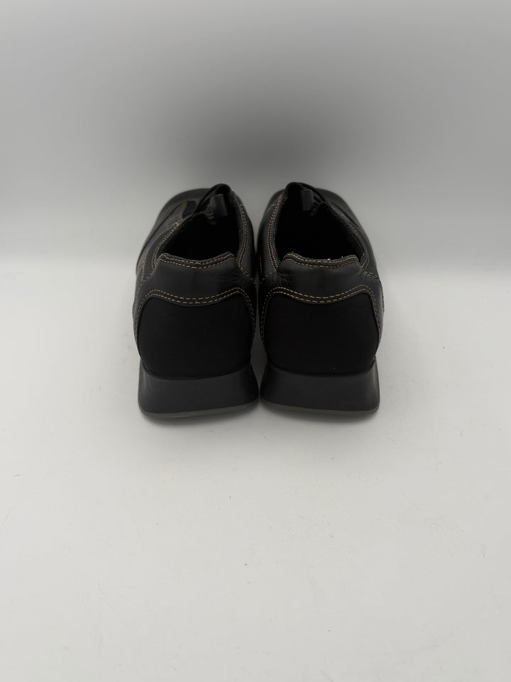 Women’s Naturalizer Size 8 Black Leather Slip On Mules