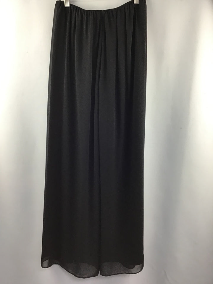 Alex Evenings Women's Black Wide Legged Trousers  Size S