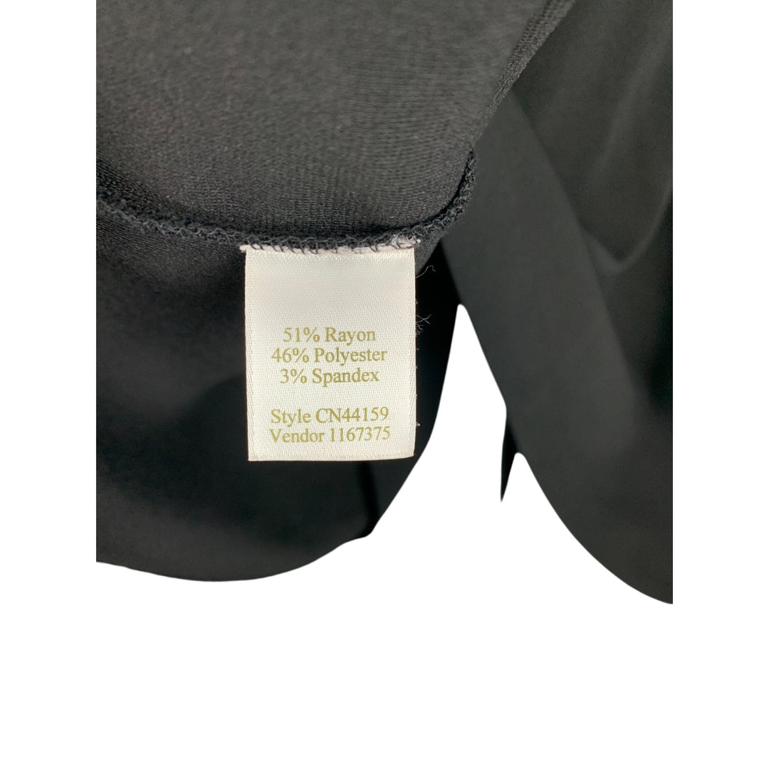 Caslon Womens Black Open Front Cardigan L