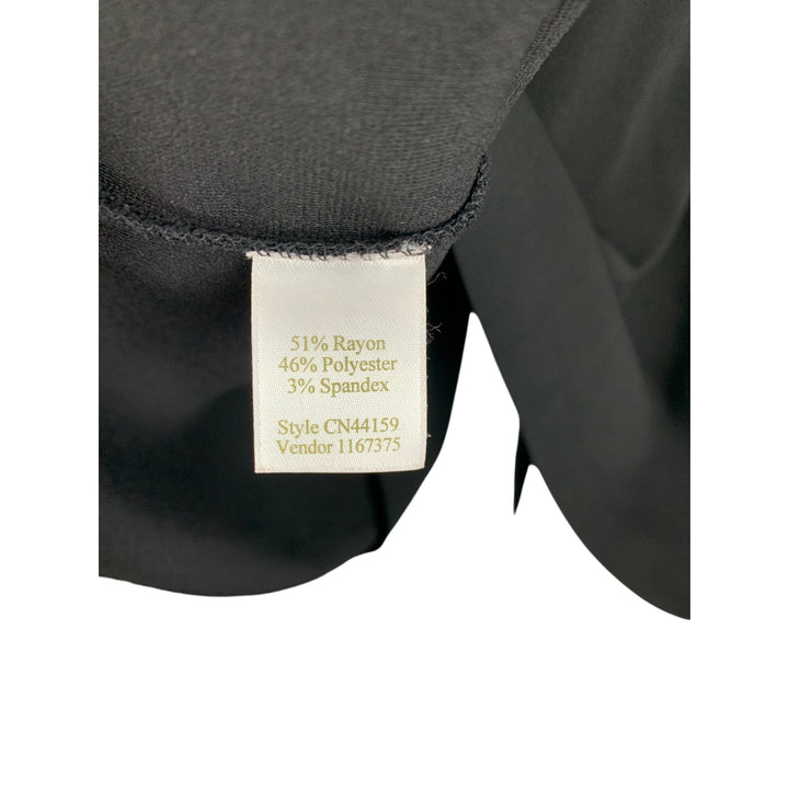 Caslon Womens Black Open Front Cardigan L