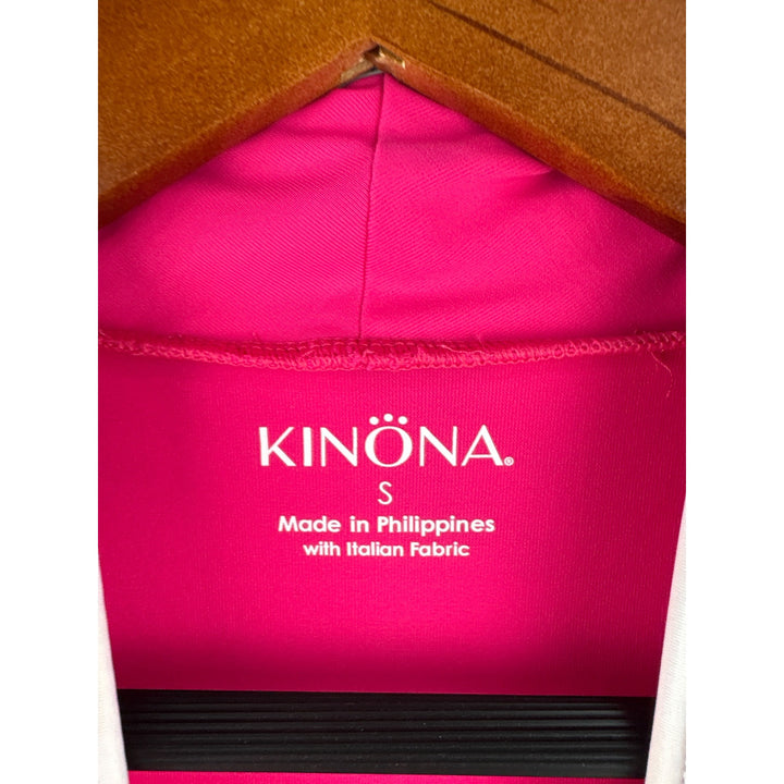 Kinöna Womens Pink Sleeveless Golf Top S Made In Philippines
