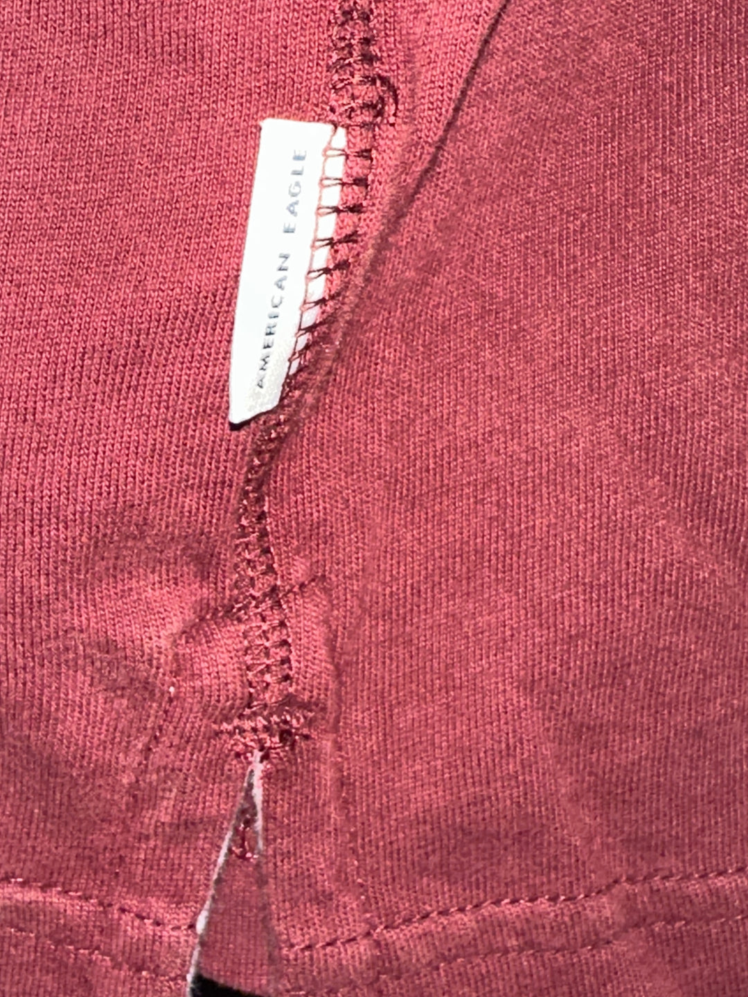 Men’s American Eagle Maroon Cotton Jersey Size L