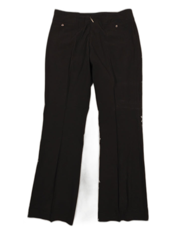 Womens Cache Dress Pants Black Size 12