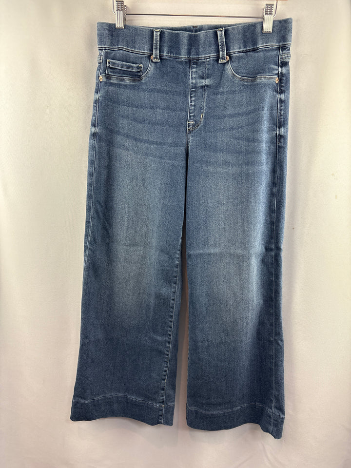 Women’s Cosmic Blue Love Size 29P Blue Wide Leg Jeggings