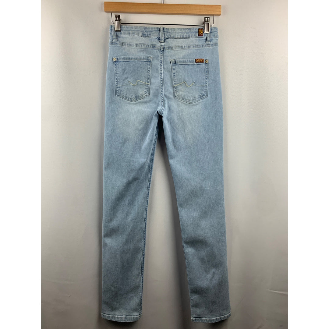 Women's For All Mankind Blue Skinny Jeans Size 14
