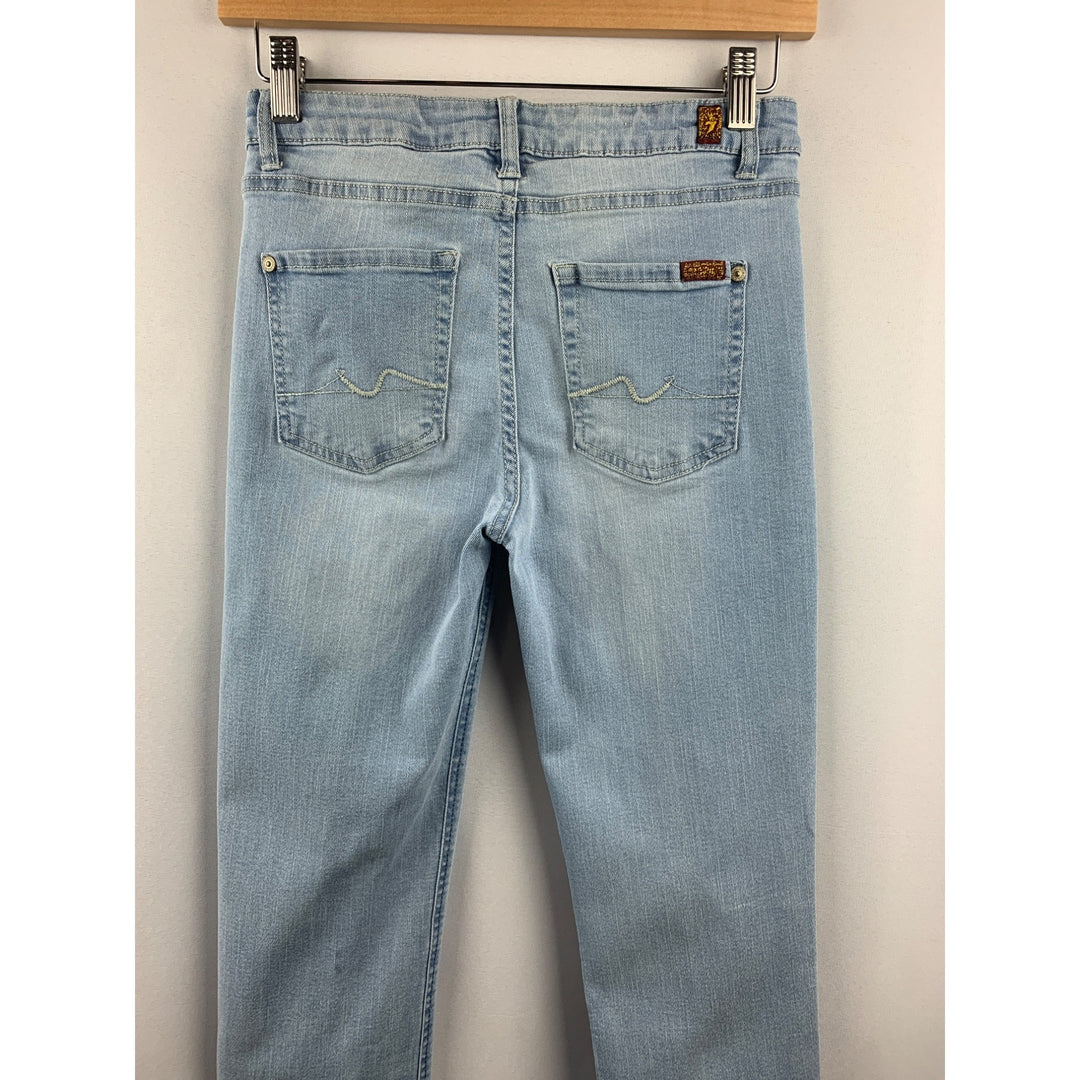 Women's For All Mankind Blue Skinny Jeans Size 14