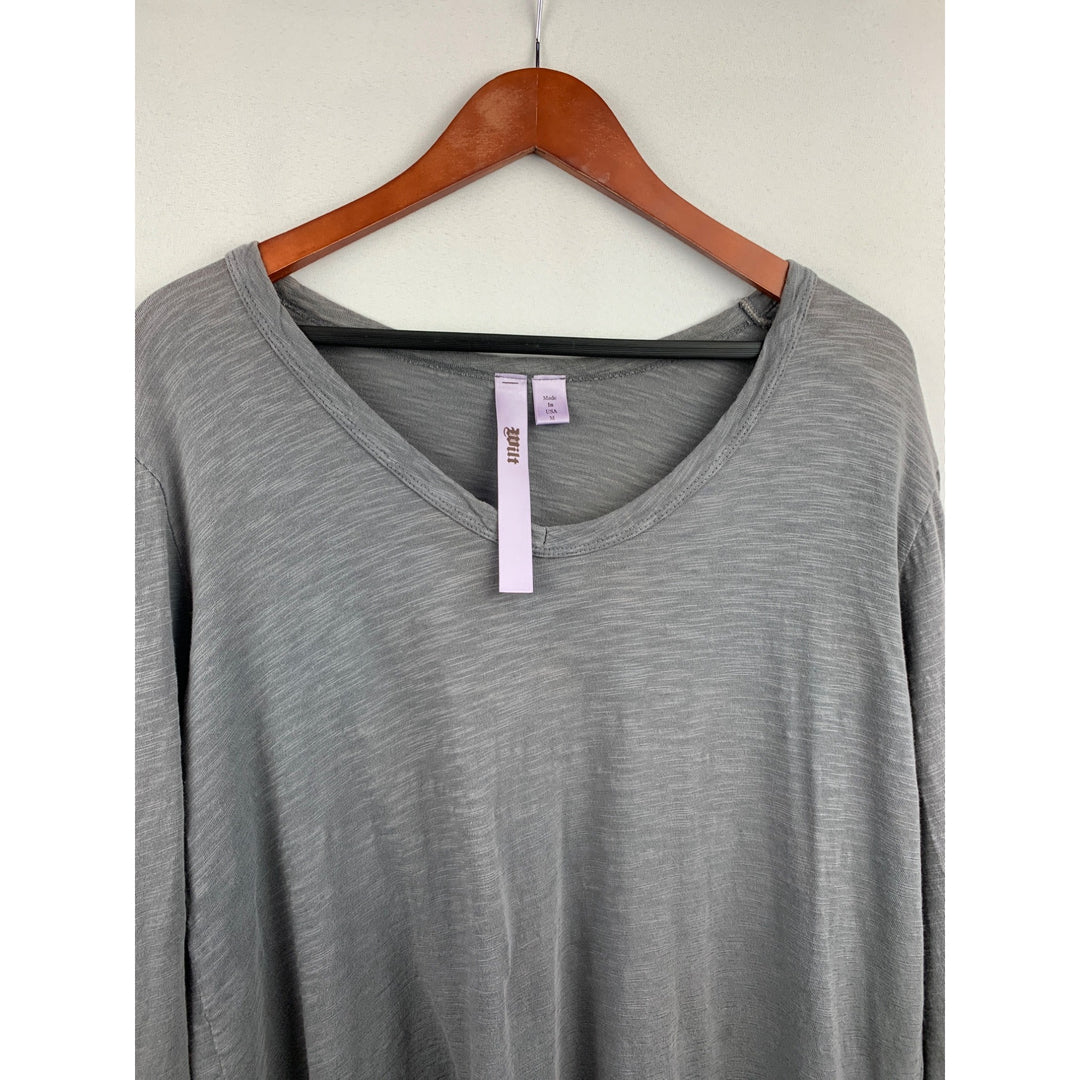 Women’s Wilt Gray Long Sleeve Shirt Size M