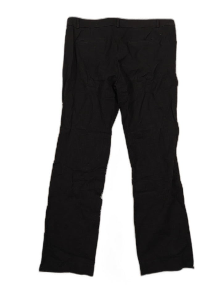 Womens Banana Republic Sloan Dress Pants Black Size 14L