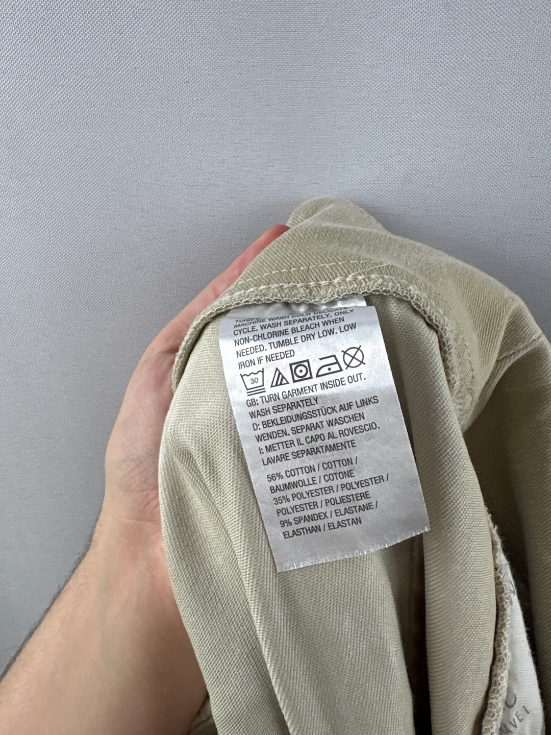 Women’s Belle Kim Gravel Size 16T Khaki Capris