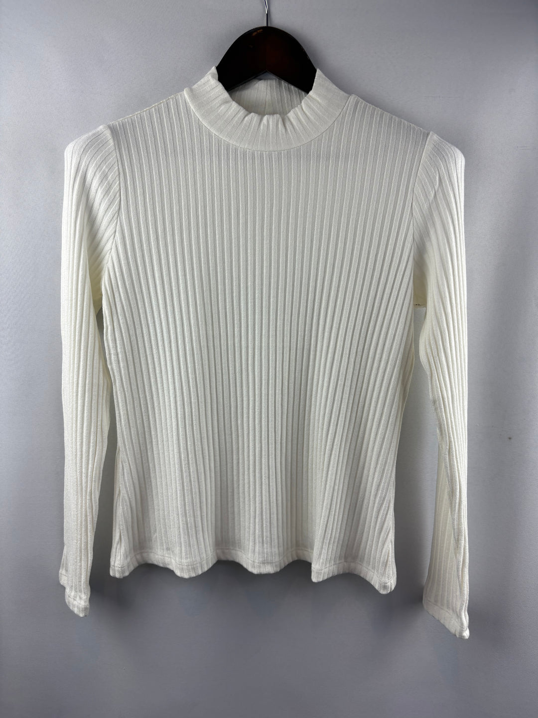 Women’s Liverpool Los Angeles Medium Cream Ribbed Sweater