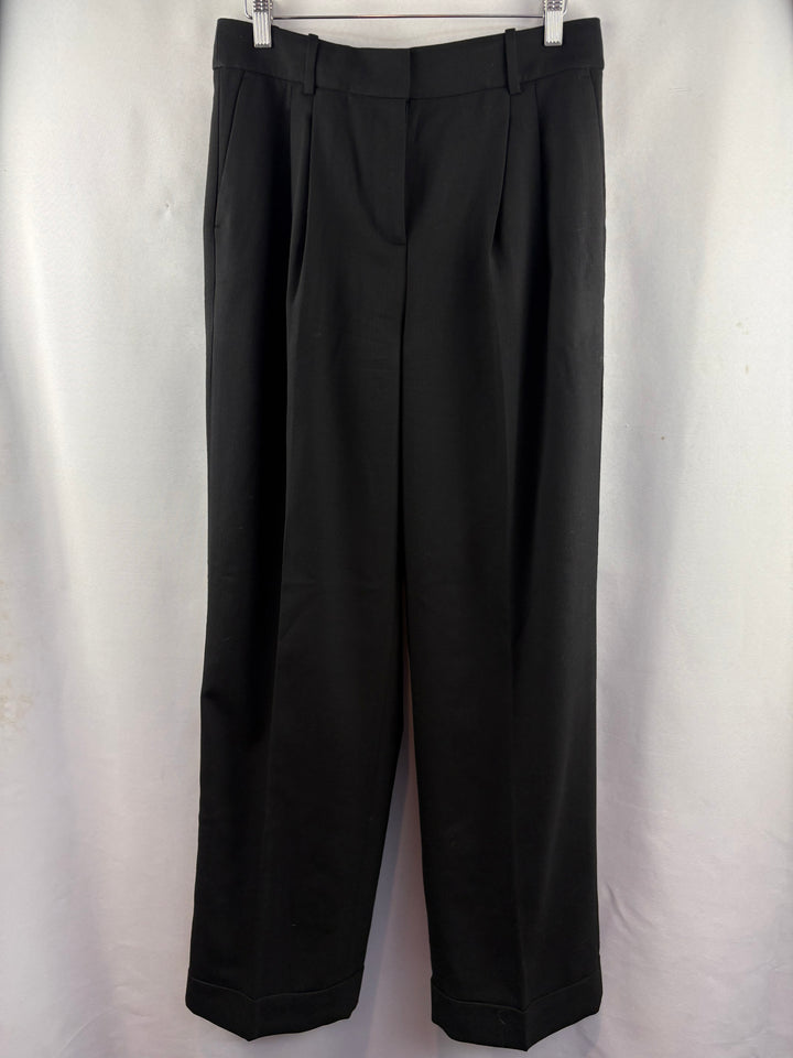 Women’s J.Crew Size Tall 6 Black Pleated Dress Pants