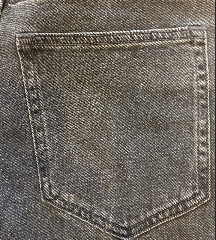 Abercrombie &amp; Fitch Black Wash Slim Straight Jeans 27 4 NWT Ultra High Rise Y2K
