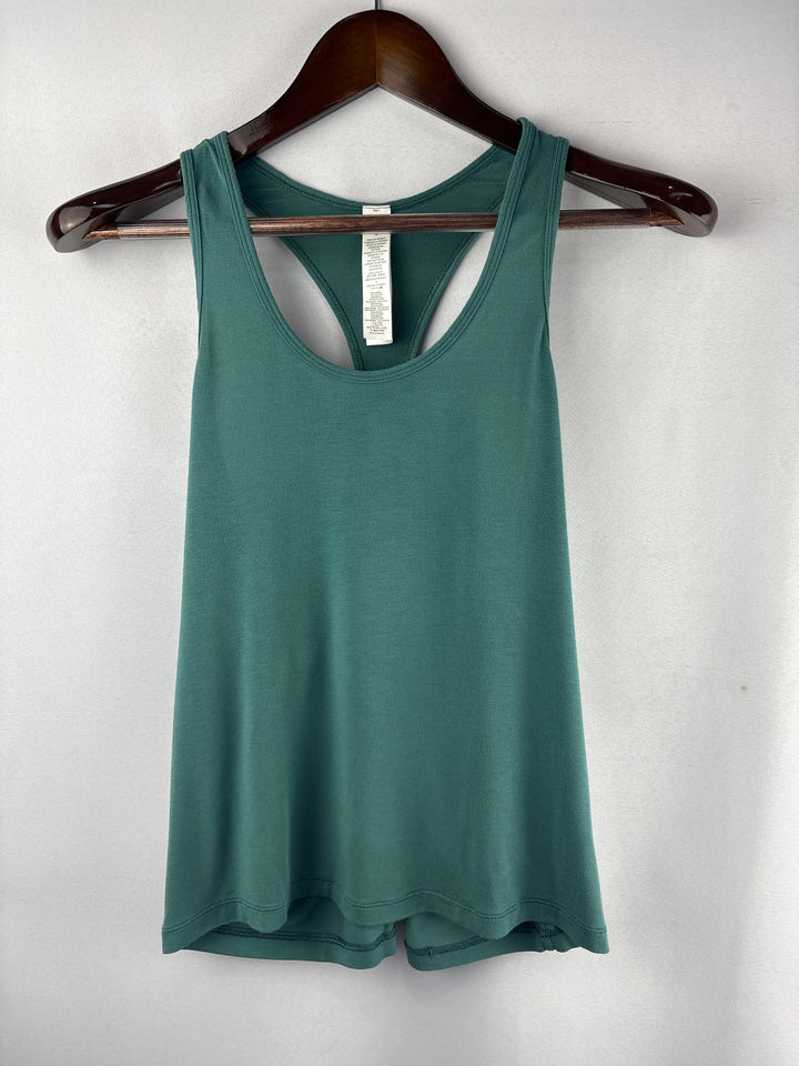 Women’s Alo Medium Grayish Green Racerback Sports Tank