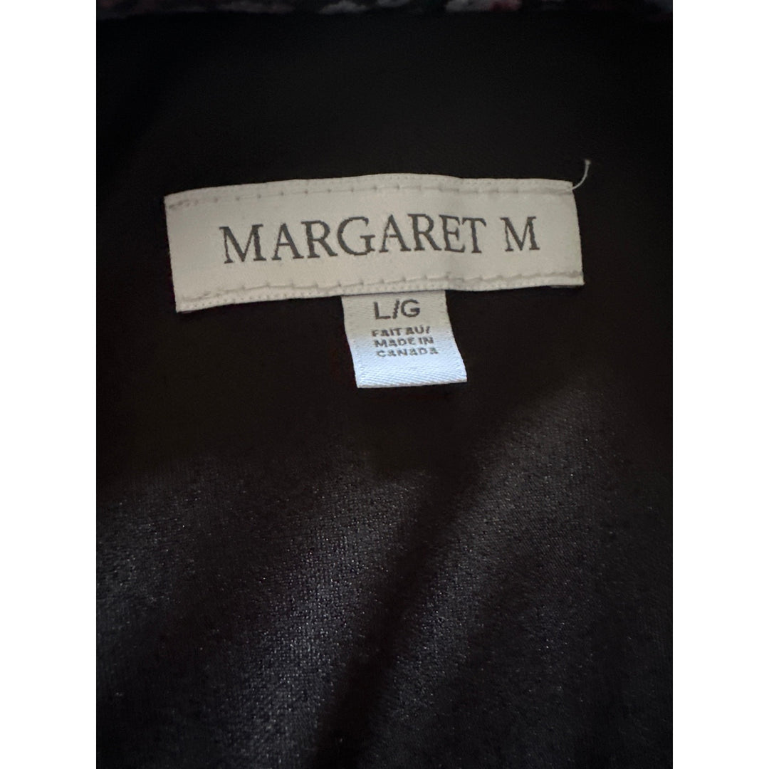 Margaret M Sporty Floral Miniskirt w/drawstring Sz L
