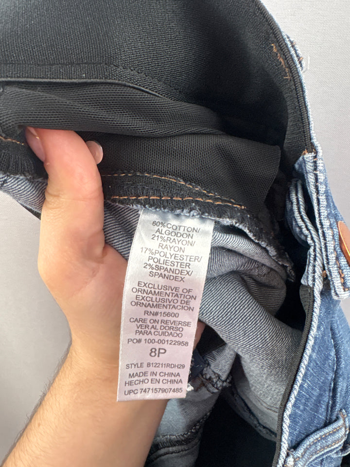 Women’s Democracy Size 8P Blue BootCut Jeans