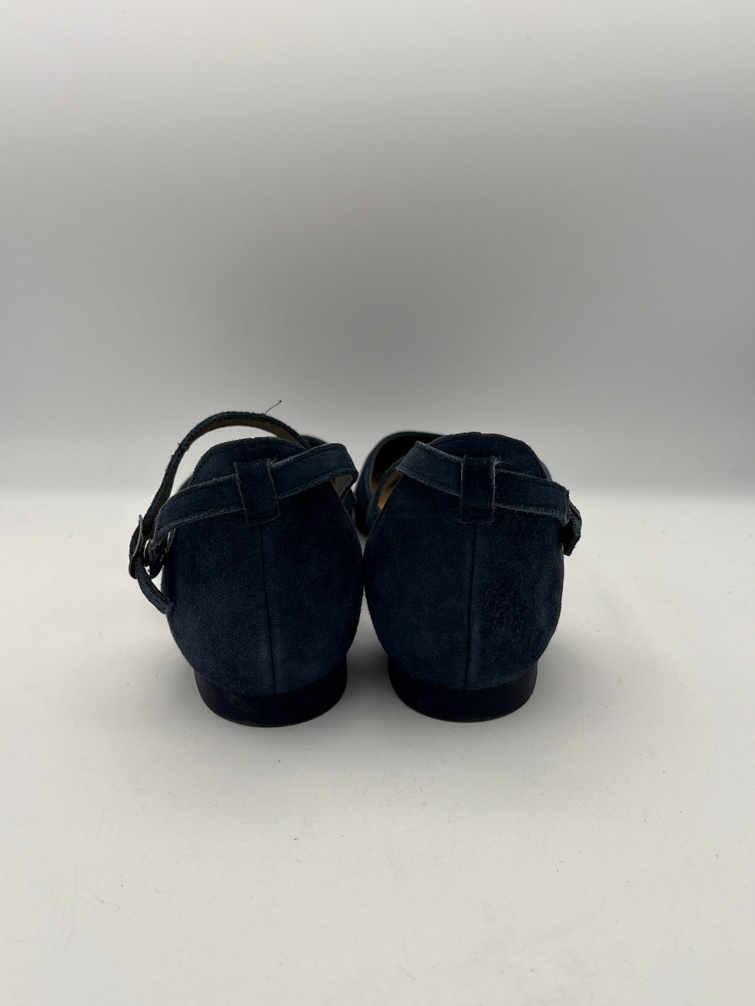Women’s Paul Green Size 9 Navy Blue Suede Strappy Flats