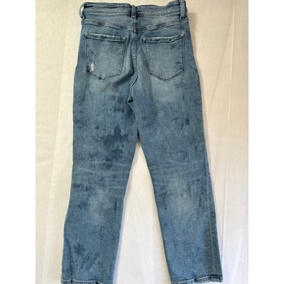 Flying Monkey Light Wash Distressed High-Rise Jeans