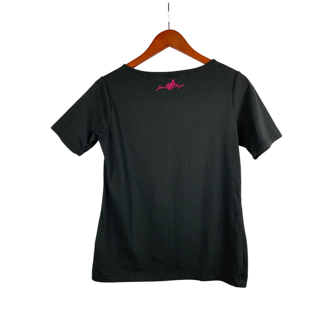 Joan Boyce Sport Black T-Shirt XS