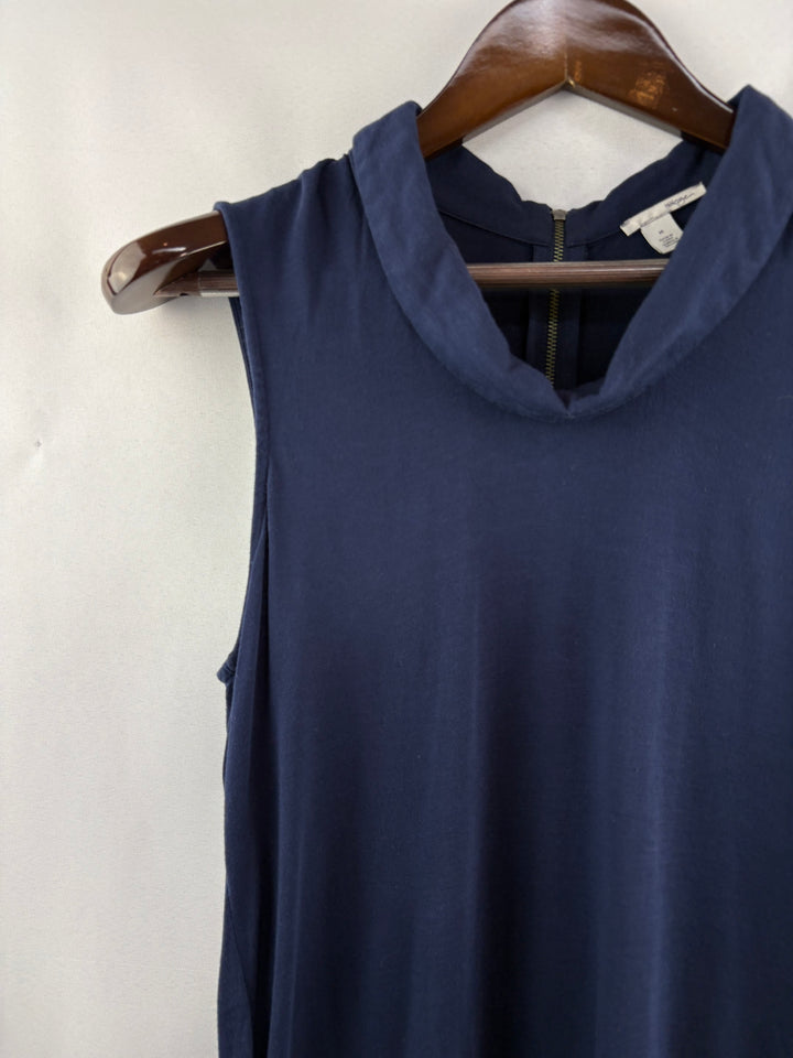 Women’s Halogen Medium Navy Blue Sleeveless Blouse
