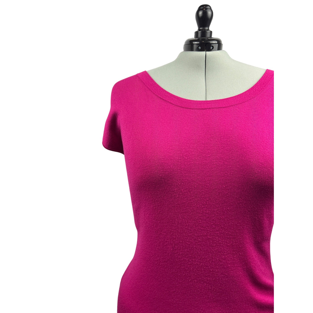 Women’s Chicos Size 2XL Magenta Pink Short Sleeve Knit Shirt